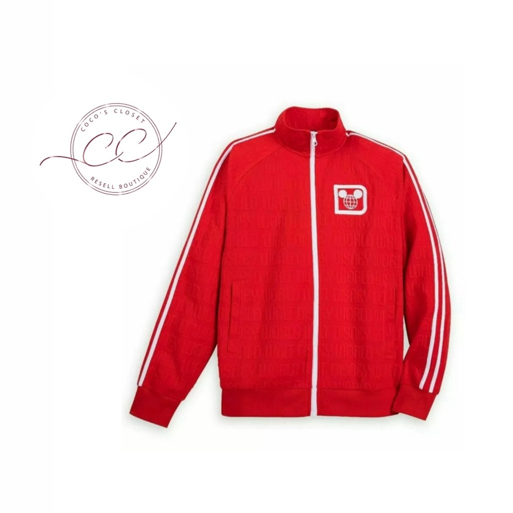 Disney World Mickey Mouse Red Retro Track Jacket